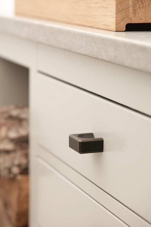 Furnipart - Fold Knob - greb i zink